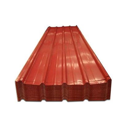 comprar 0.15-0.8mm Tipo T Hoja de techo prepintada Hoja de techo corrugada de zinc Fabricación en línea