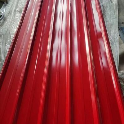 comprar El color de Astm cubrió la anchura acanalada 600-1250m m del color de Ppgi RAL de las hojas online manufacture