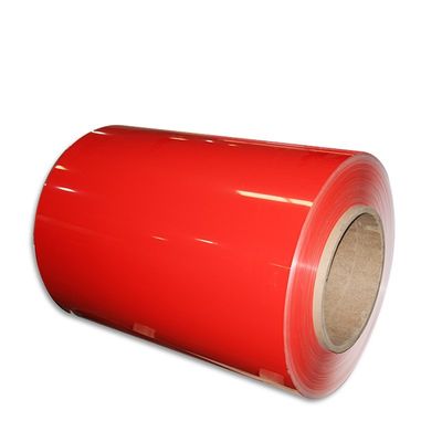 comprar 1050 / 3003 Peso ligero Revestimiento y acabado de laminado de bobina de aluminio pre pintado Fabricación en línea