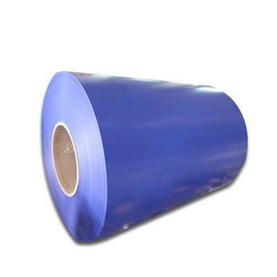 comprar 20 / 5 Película de micrones PVDF de aluminio recubierto de color bobina / hoja de aluminio 1050 3003 5005 Fabricación en línea