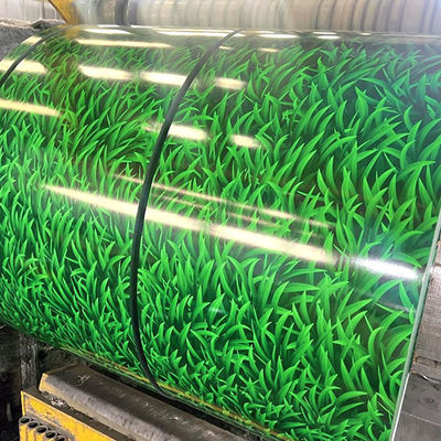 comprar Calidad superior de color recubierto de patrón de acero bobina 10-20um película de recubrimiento Fabricación en línea