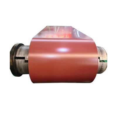 Cobre de ladrillo Rojo 0.18 0.25 0.32x1000 Color bobina Ppgi utilizado para la hoja de techo tipo T