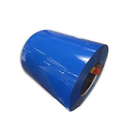 Revestimiento superior 20 micras bobina de acero recubierta de color con peso de bobina 3-8 toneladas