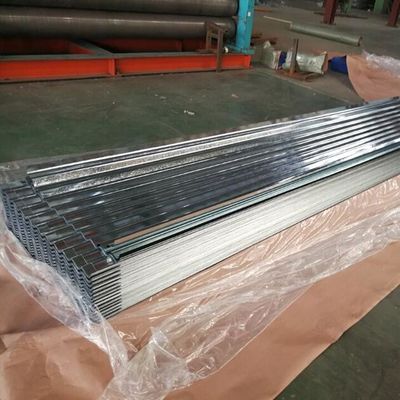 Hoja de acero acanalada constructiva galvanizada brillante de carbono de la hoja que cubre