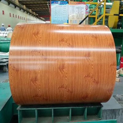 El modelo de madera de CGCC prepintó la hoja de acero para la decoración interior