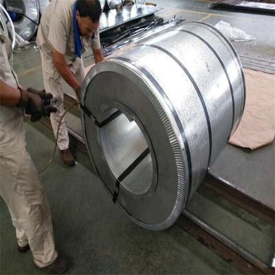 Z81-Z120 Revestimiento de bobina de acero GI con 20 gm-275 gm de zinc y 508 mm/610 mm de identificación de bobina