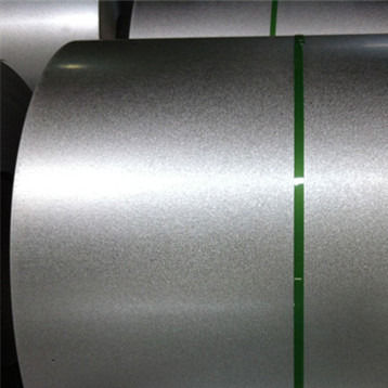 Ancho regular 1000 mm bobina de acero galvanizado con superficie cromada y brillante