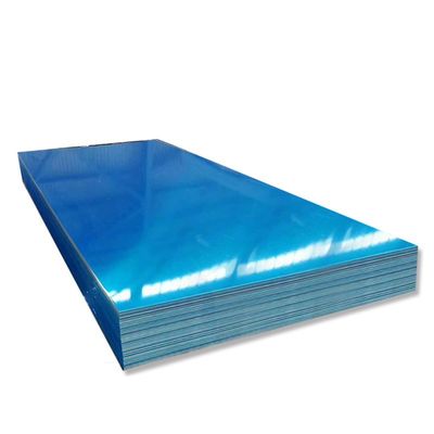 5454 H32 6,35 mm de espesor hoja de aleación de aluminio en el remolque de tanque cilíndrico