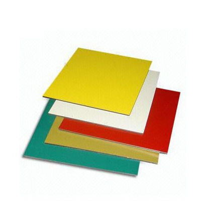 3003 PVDF de 2,85 mm de espesor, de aluminio recubierto de color para tablones publicitarios