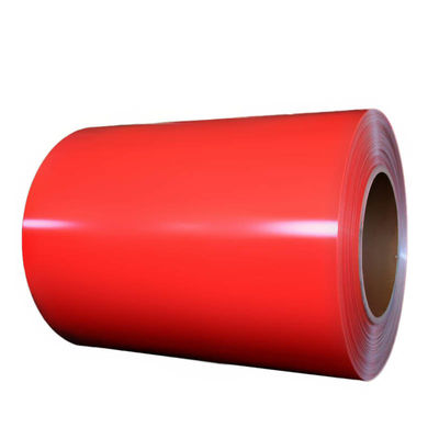 3003 H24 Color rojo Pvdf bobina de chapa de aluminio para pared de cortina