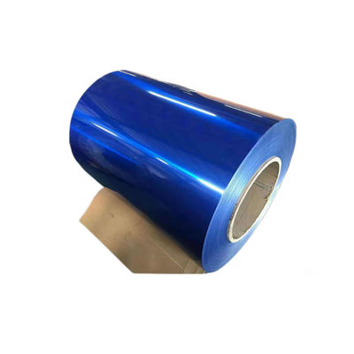 Bobina de aluminio recubierta de color azul de alto brillo 3003 de la serie 3000