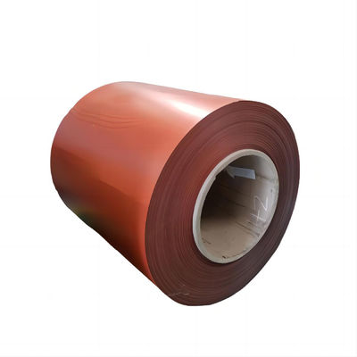 3003 Tierra de aluminio rojo de ladrillo bobina de aluminio de hoja corrugada