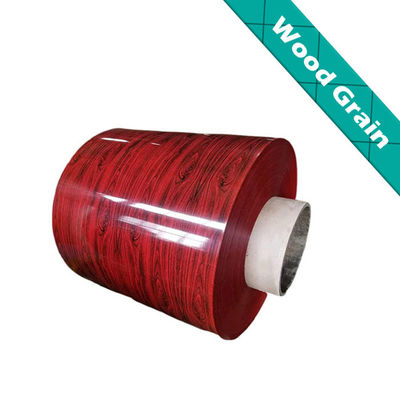 3003 Bobina de aluminio de grano de madera Hoja de aluminio de madera para paneles de gabinete de cocina