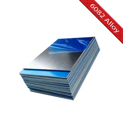 Capa de aleación de aluminio de la serie 6xxx 6082 Capa de aluminio de la serie 5x10