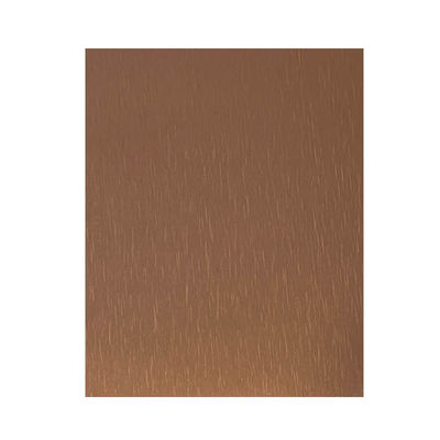 Propiedad decorativa excelente Superficie de aluminio con color revestido de aluminio.