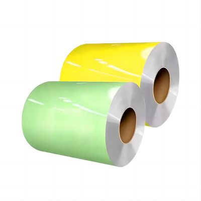 PVDF de alto brillo de 1220 mm de ancho hojas de aluminio de color pared de cortina de construcción